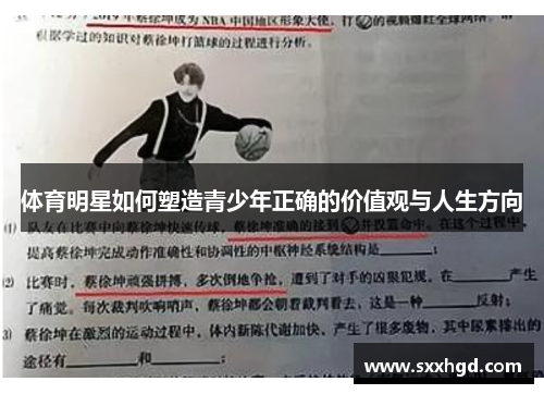 体育明星如何塑造青少年正确的价值观与人生方向
